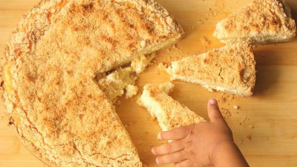 чизкейк в песочном тесте