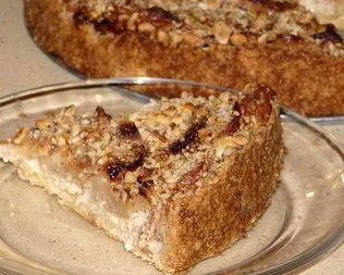 Датский яблочный чизкейк