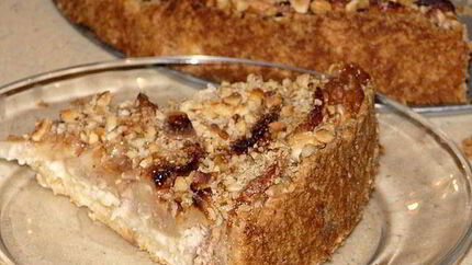 Датский яблочный чизкейк