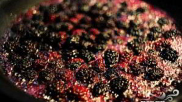 ежевичный чизкейк