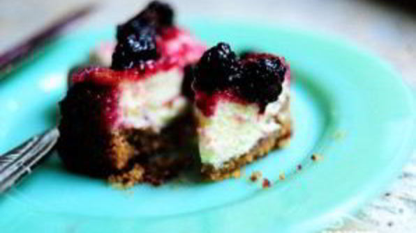 ежевичный чизкейк