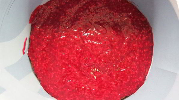 фисташковый чизкейк с малиной