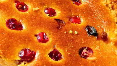 Клюквенный чизкейк