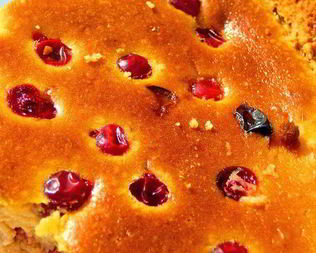 Клюквенный чизкейк