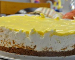 Лимонный чизкейк без выпечки