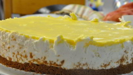 Лимонный чизкейк без выпечки