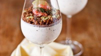 Лососевый чизкейк