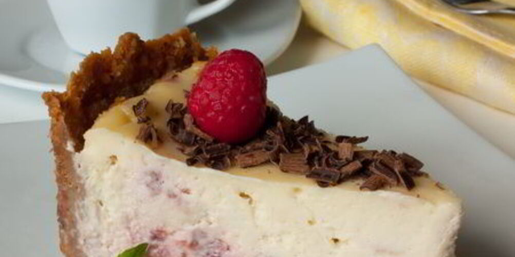 Рецепт малиновый чизкейк с белым шоколадом