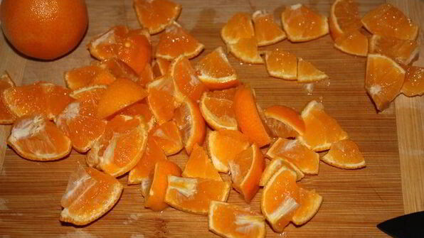 мандариновый чизкейк