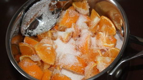 мандариновый чизкейк