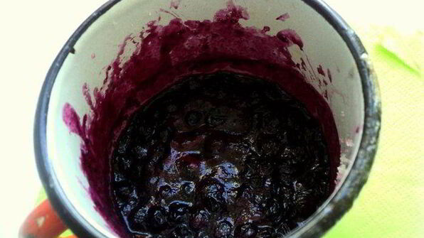 мини-чизкейки с черникой