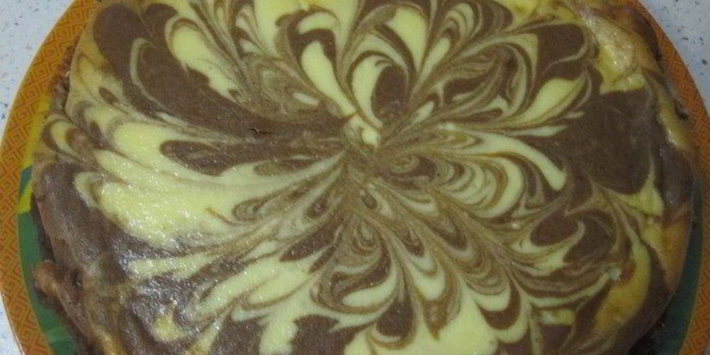 Рецепт мраморный чизкейк