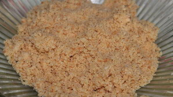 печеночный чизкейк с орехами и грибами