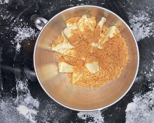 Песочный корж для чизкейка