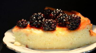 Рикотта чизкейк со свежими ягодами