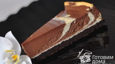 Шоколадно-апельсиновый чизкейк