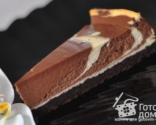 Шоколадно-апельсиновый чизкейк