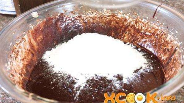 шоколадный чизкейк брауни