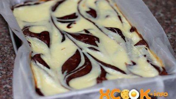 шоколадный чизкейк брауни