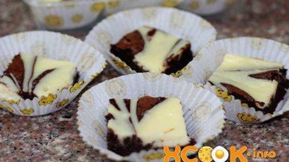 шоколадный чизкейк брауни