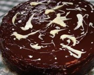 Шоколадный чизкейк с глазурью