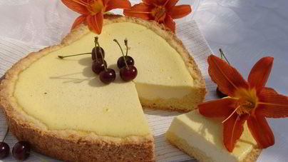 Сметанный ванильный чизкейк