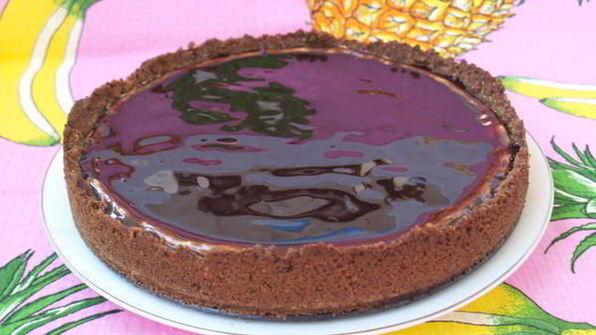 сырный чизкейк с шоколадом