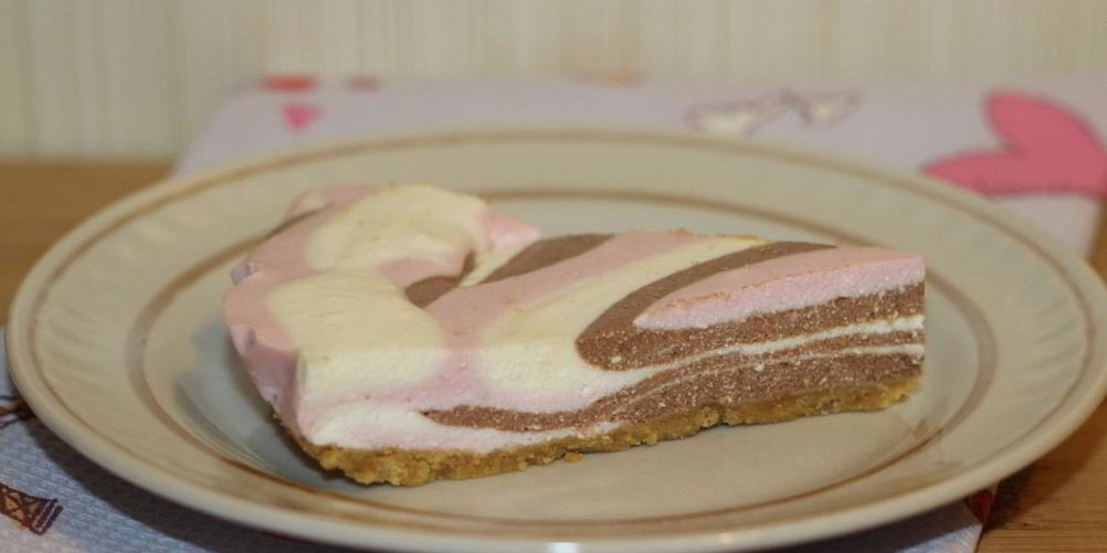 Рецепт трехцветный домашний чизкейк