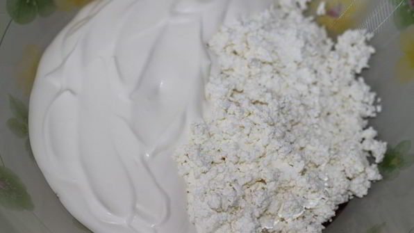 трехцветный домашний чизкейк