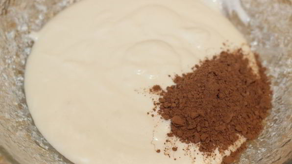 трехцветный домашний чизкейк