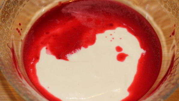 трехцветный домашний чизкейк