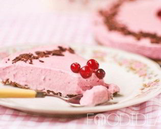 Творожный чизкейк с клюквой