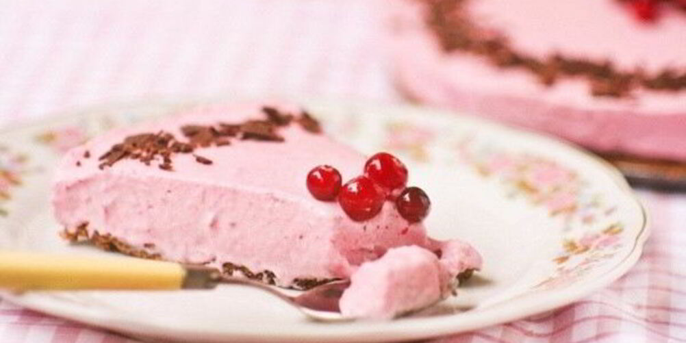 Рецепт творожный чизкейк с клюквой