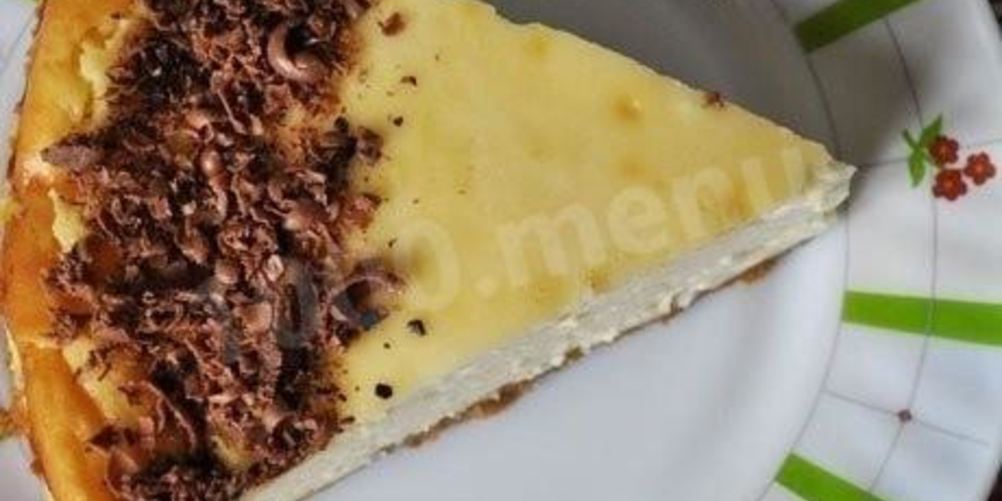 Рецепт творожный чизкейк со вкусом ванили
