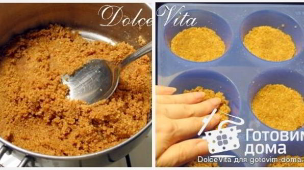 творожные мини-чизкейки с белым шоколадом и ягодами