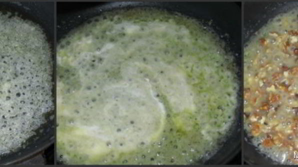 тыквенный чизкейк с грецкими орехами и корицей