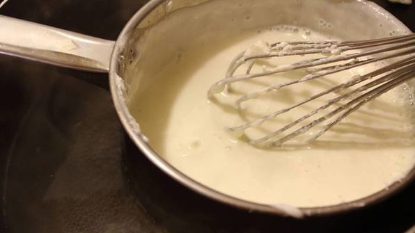 японский хлопковый чизкейк с малиновым курдом