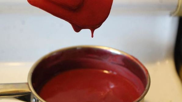 японский хлопковый чизкейк с малиновым курдом