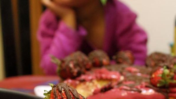 японский хлопковый чизкейк с малиновым курдом