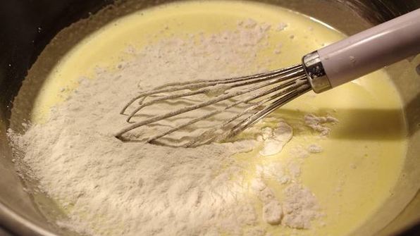 японский хлопковый чизкейк с малиновым курдом