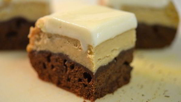 экспрессо-брауни-чизкейк