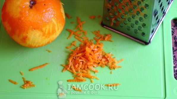 апельсиновый кекс с халвой в мультиварке