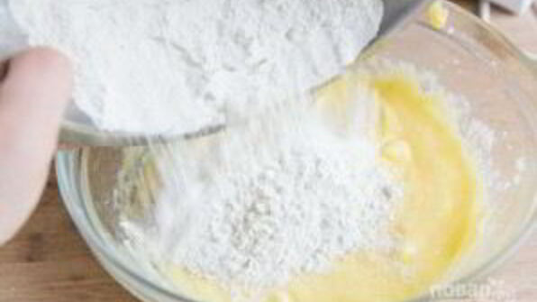 апельсиновый кекс с топпингом