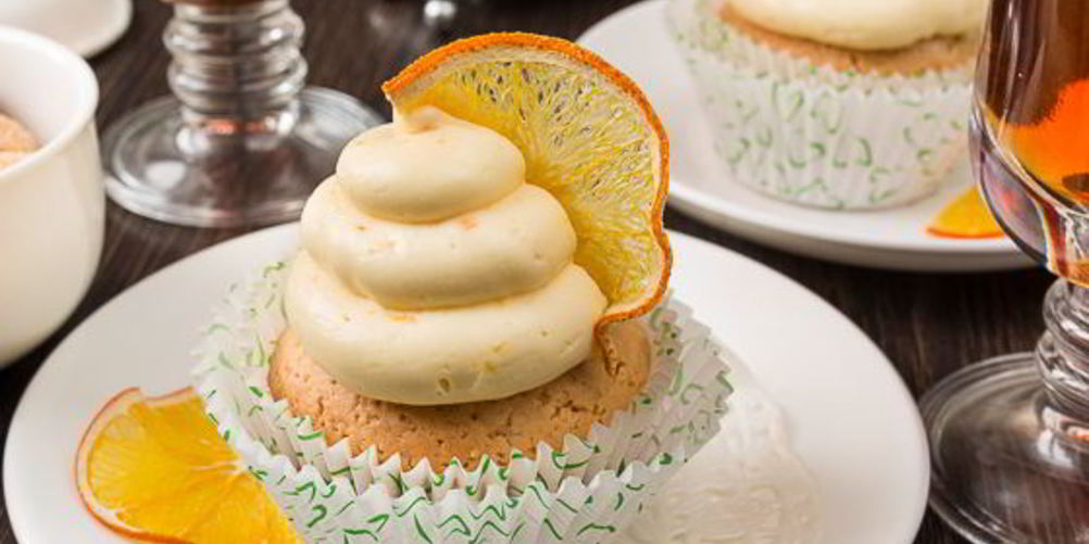 Рецепт арахисовые капкейки с медово-апельсиновым кремом