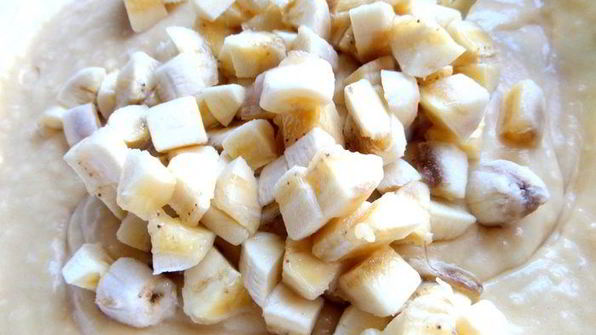 бананово-шоколадный кекс