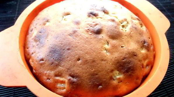 бананово-шоколадный кекс