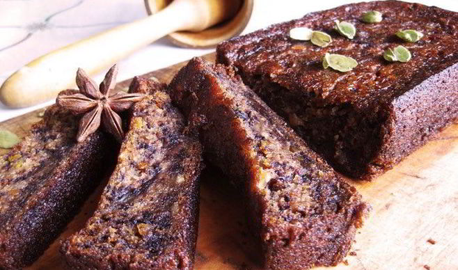 Банановый кекс с кардамоном