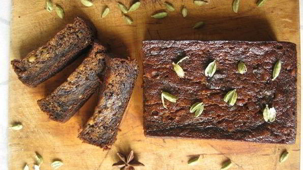 банановый кекс с кардамоном