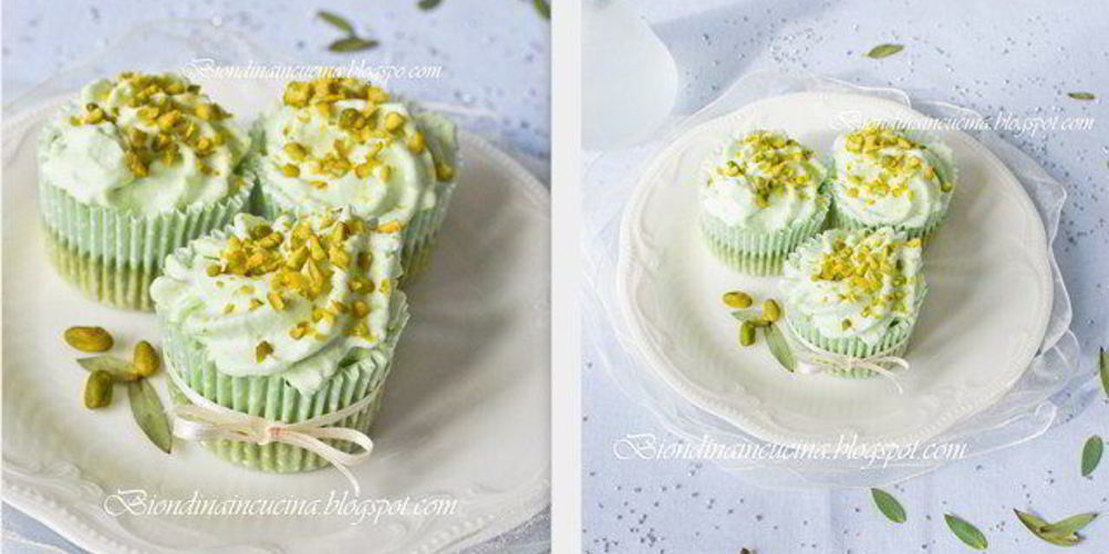 Рецепт фисташковые капкейки с малиной