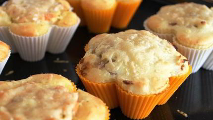 Картофельные кексы с семгой